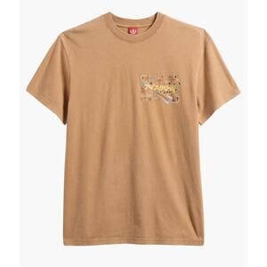 Ice Cream Casino Embroidered Graphic T-Shirt  441-9307 Mens Size 2X / Cashew